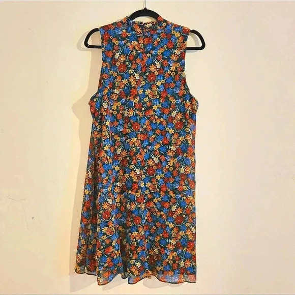 Calvin Klein Floral Shift Dress - Picture 2 of 8